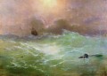 Schiff in einem Sturm 1896 Verspielt Ivan Aiwasowski russisch